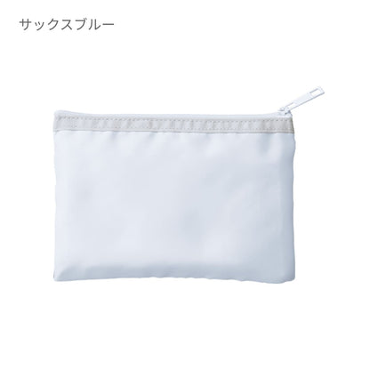 メッシュフラットポリポーチ(S) | ノベルティ(小物) | 1枚 | TP-0029 | サックスブルー