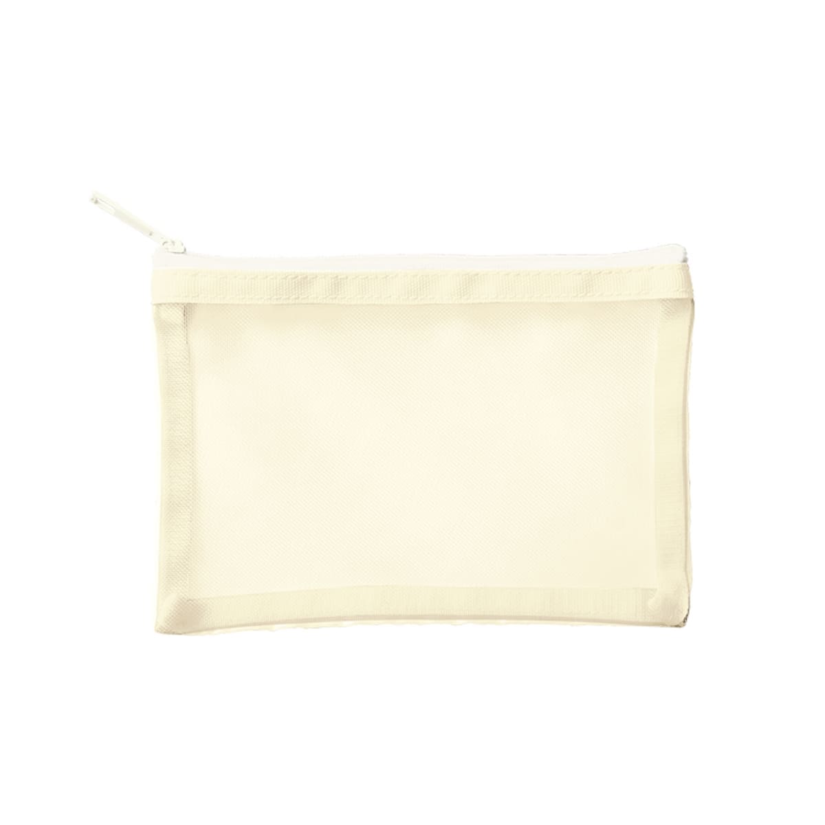 メッシュフラットポリポーチ(S) | ノベルティ(小物) | 1枚 | TP-0029 | オフホワイト