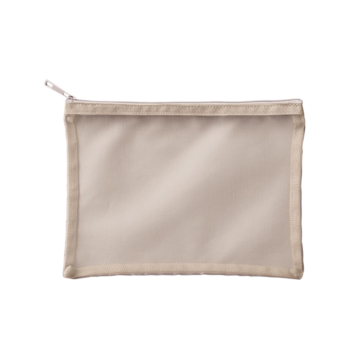 メッシュフラットポリポーチ(M) | ノベルティ(小物) | 1枚 | TP-0030 | グレージュ