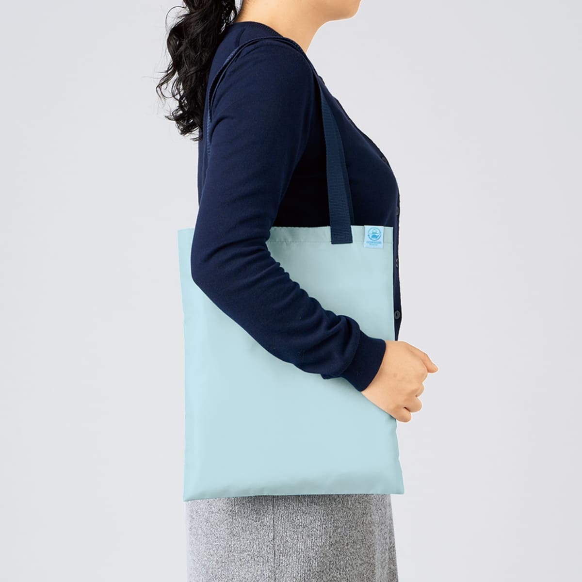 OBP A4ショルダーバッグ(再生PET) | ノベルティ(小物) | 1枚 | TR-1369 | スモークブルー