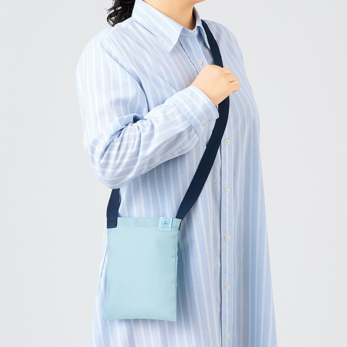 OBPサコッシュ(再生PET) | ノベルティ(小物) | 1枚 | TR-1372 | スモークブルー