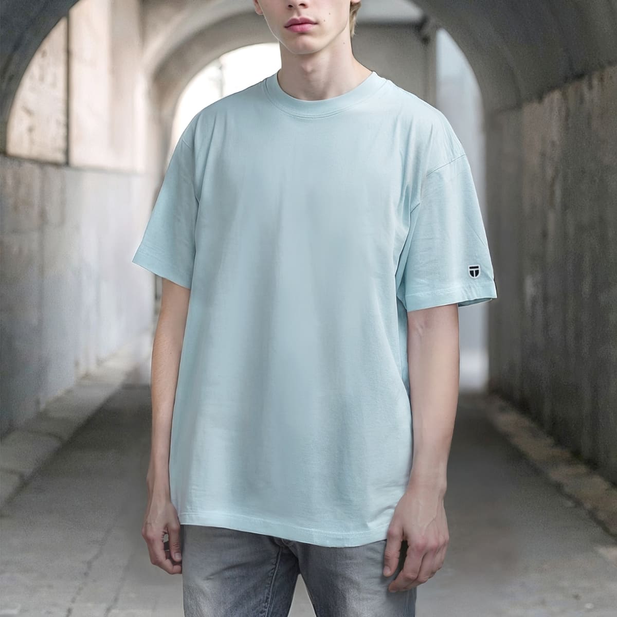 5.6oz Standard Emblem Essentials Tee | メンズ | 1枚 | 205 | WHITE