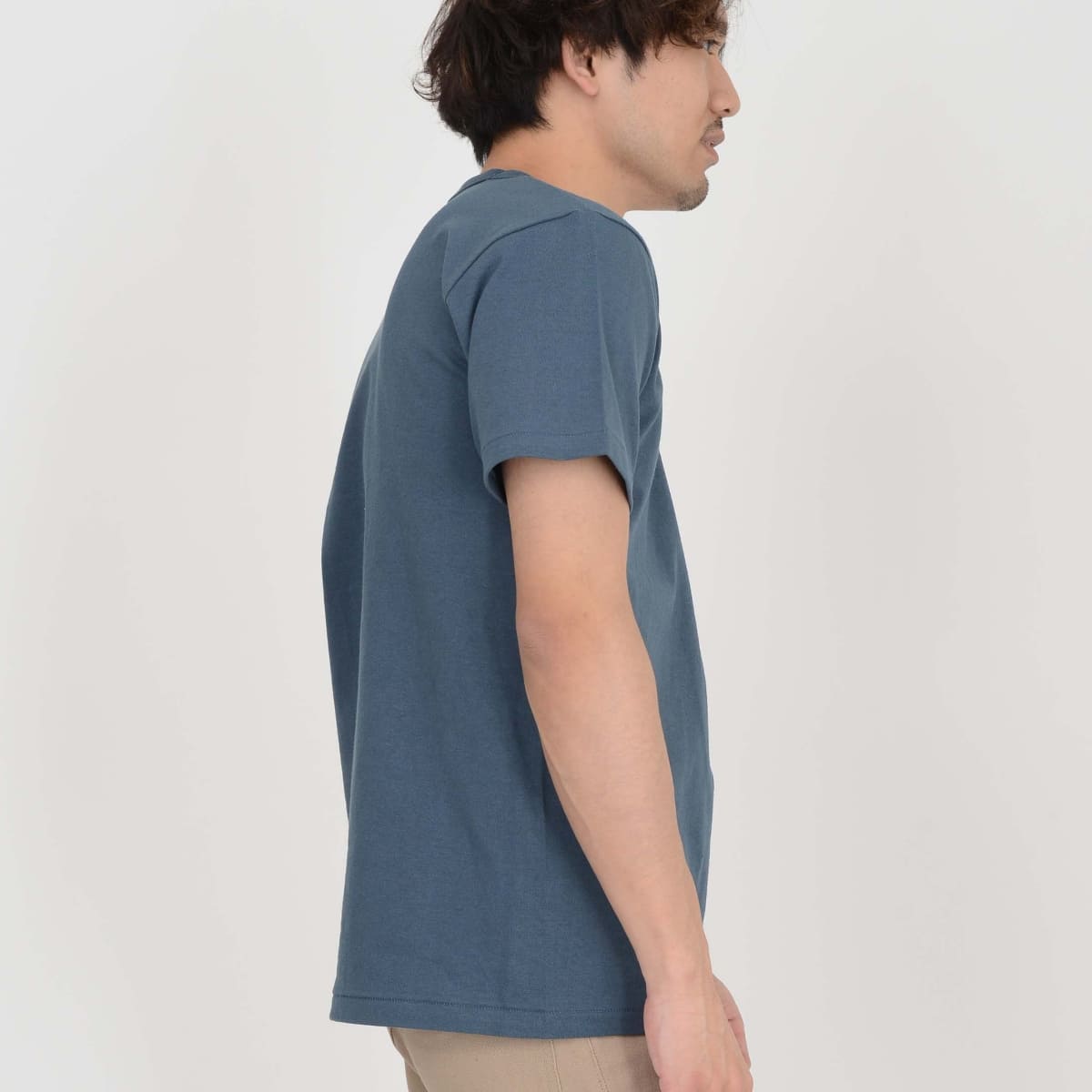 オープンエンド マックスウェイト バインダーネック ポケットTシャツ | ビッグサイズ | 1枚 | OE1119 | デニム