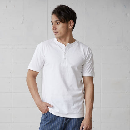 オープンエンド マックスウェイト ヘンリーネックTシャツ | ビッグサイズ | 1枚 | OE1120 | デニム