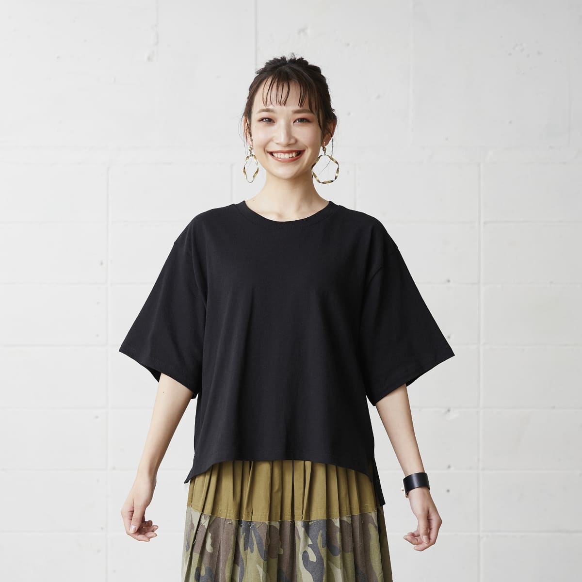 オープンエンド マックスウェイト ウィメンズ オーバーTシャツ | レディース | 1枚 | OE1301 | アーミーグリーン