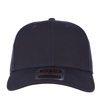 OTTO 6パネルミッドプロファイルベースボールキャップ | ノベルティ(小物) | 1枚 | OTC-365 | ダークグリーン