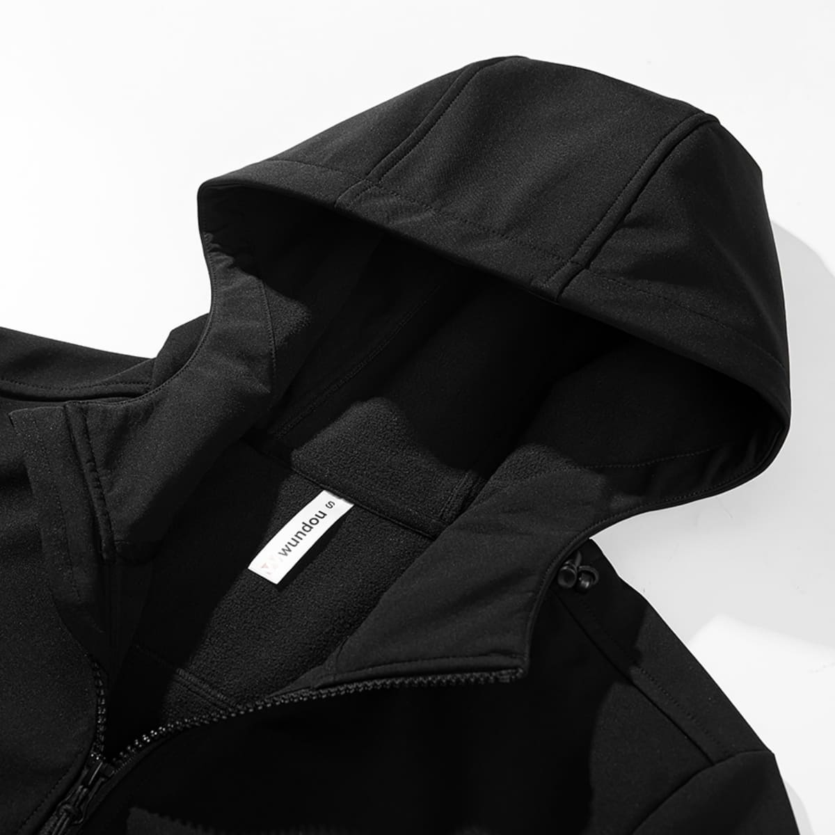 裏フリースパーカージャケット | ユニフォーム | 1枚 | P4211 | ブラック