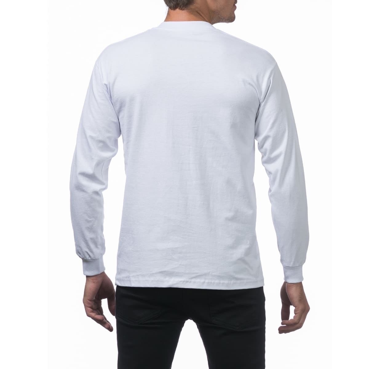 pro club Heavyweight Cotton Long Sleeve Crew Neck T-shirt | メンズ | 1枚 | 114 | BLACK