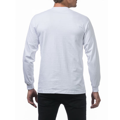 pro club Heavyweight Cotton Long Sleeve Crew Neck T-shirt | メンズ | 1枚 | 114 | BLACK