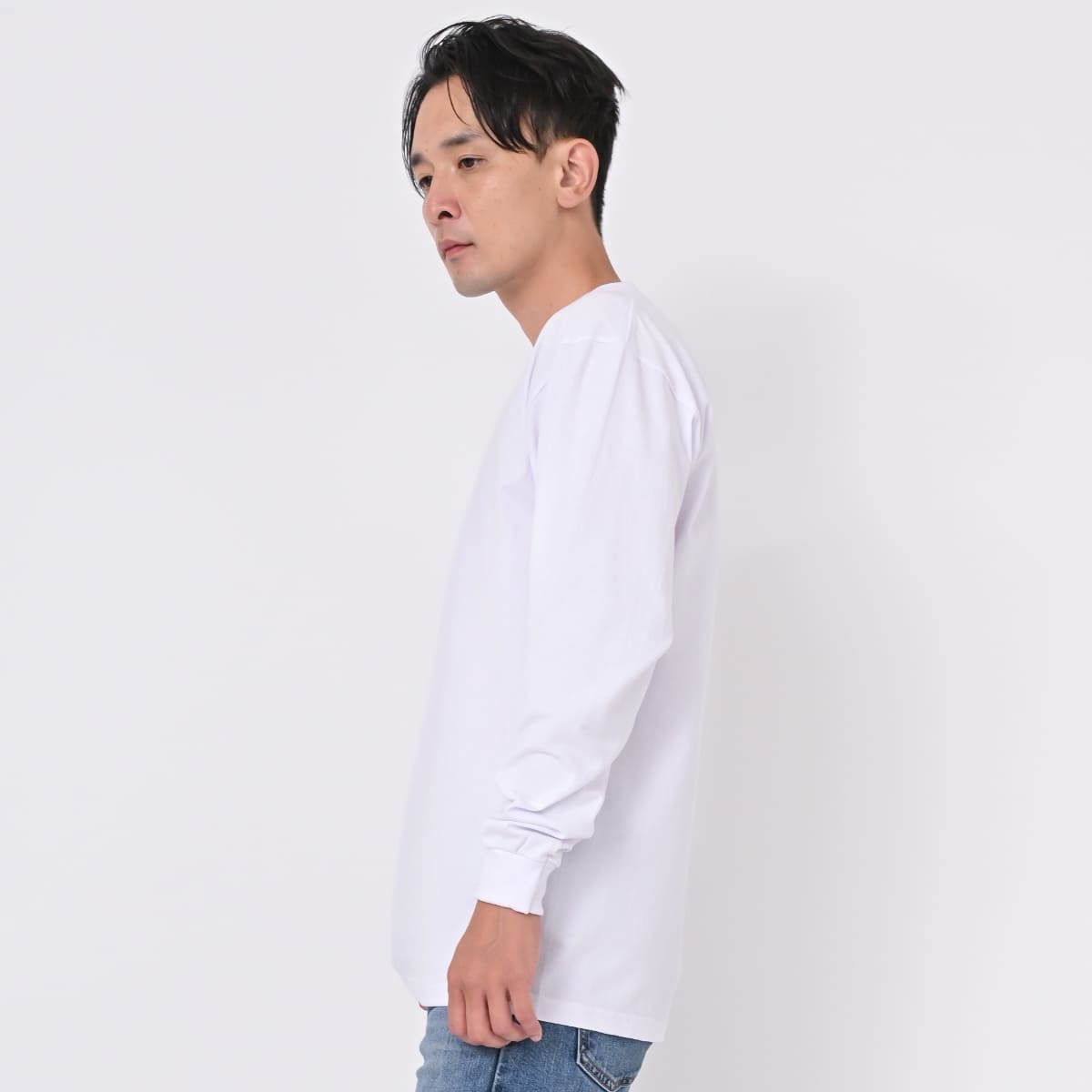 pro club Heavyweight Cotton Long Sleeve Crew Neck T-shirt | メンズ | 1枚 | 114 | WHITE