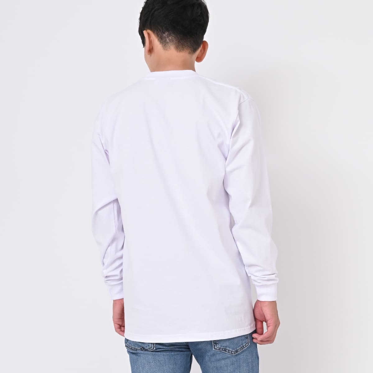 pro club Heavyweight Cotton Long Sleeve Crew Neck T-shirt | メンズ