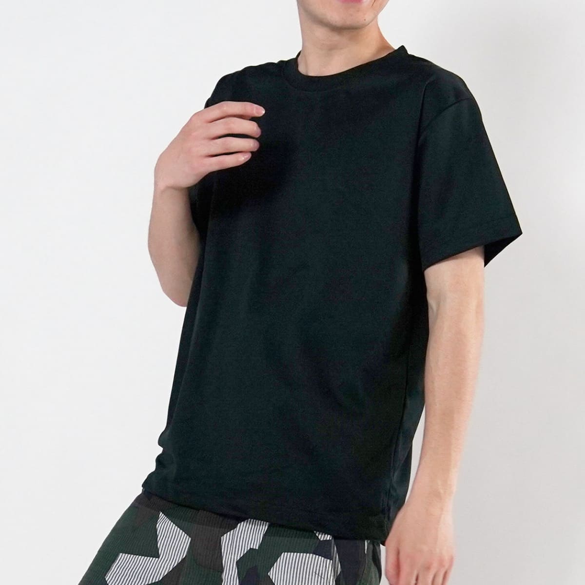 ファイバーTシャツ | メンズ | 1枚 | POT-104 | ライトピンク