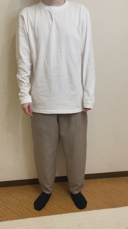 ロングスリーブＴシャツ(1.6インチリブ) | メンズ | 1枚 | 5011-01 | ストーングレー