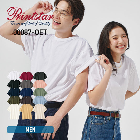 5.9オンス オープンエンドTシャツ | メンズ | 1枚 | 00087-OET | ホワイト