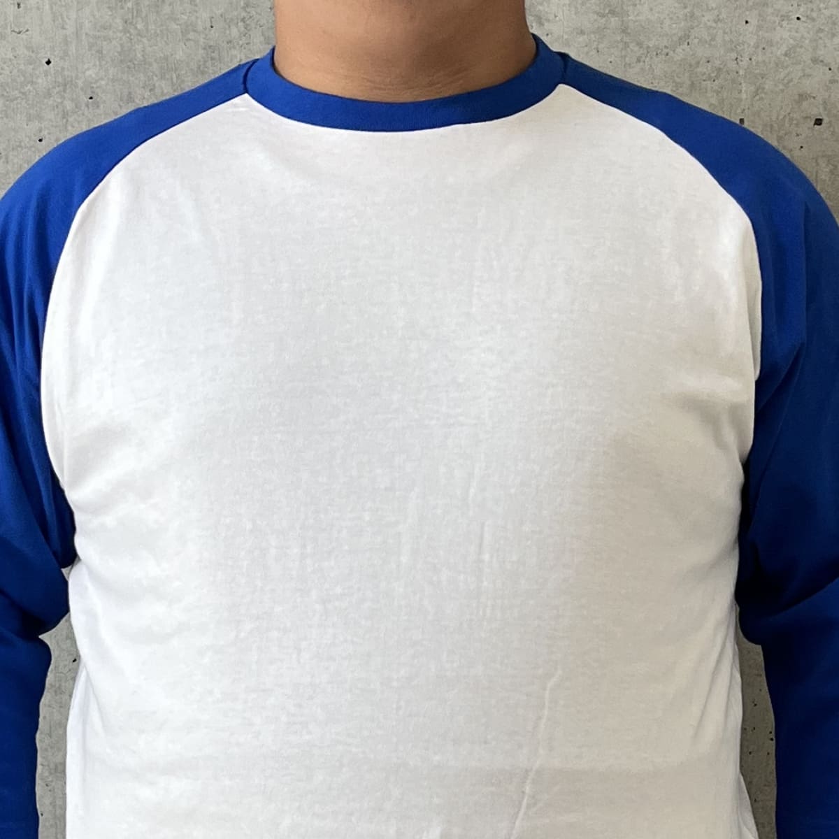 5.6オンス ヘビーウェイトベースボールTシャツ | ビッグサイズ | 1枚 | 00107-CRB | ホワイト×ネイビー