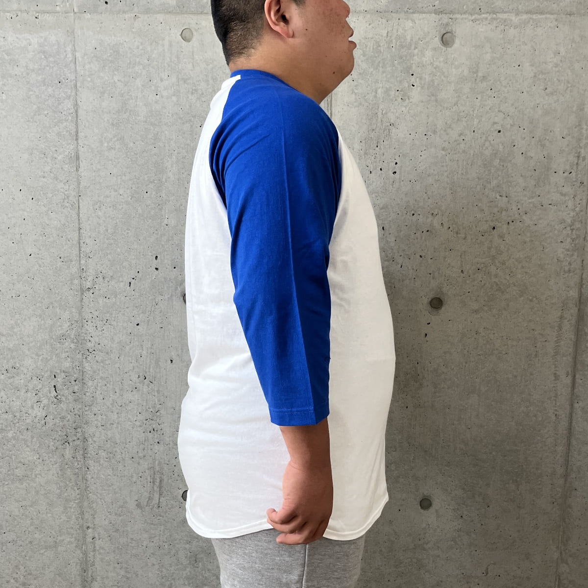 5.6オンス ヘビーウェイトベースボールTシャツ | ビッグサイズ | 1枚 | 00107-CRB | 杢グレー×ブラック