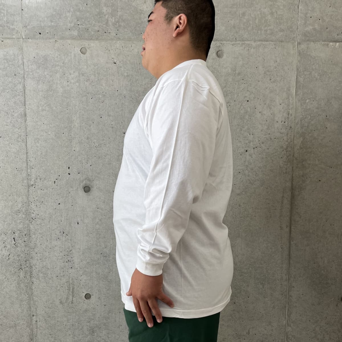 5.6オンス ヘビーウェイトLS-Tシャツ(+リブ) | ビッグサイズ | 1枚 | 00110-CLL | アイボリー