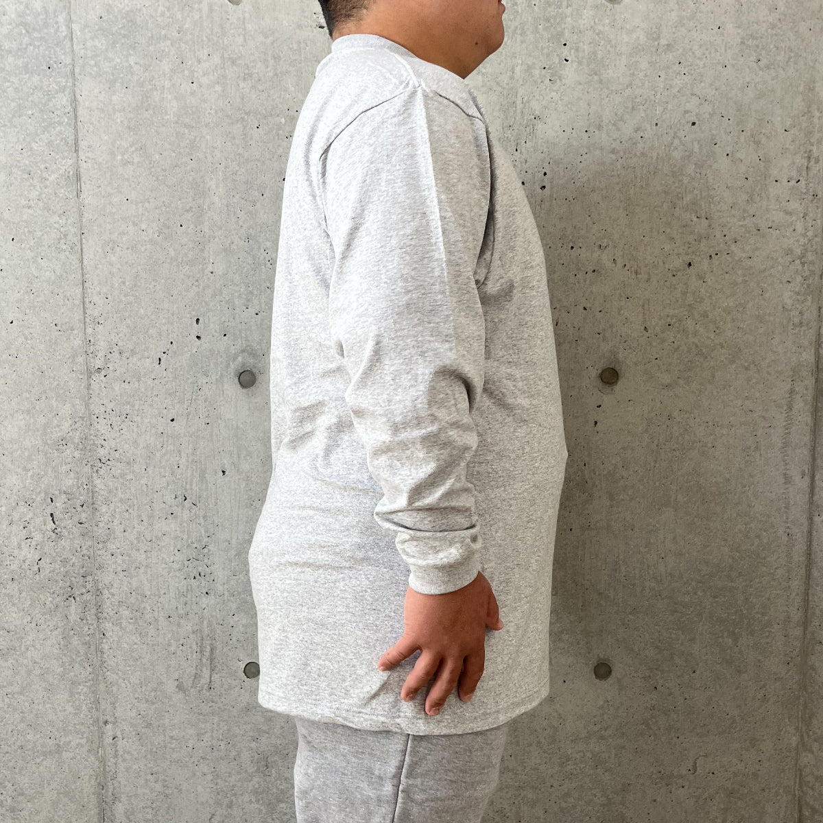 7.4オンス スーパーヘビー長袖Tシャツ | ビッグサイズ | 1枚 | 00149-HVL | ブラック