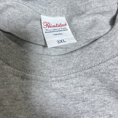 7.4オンス スーパーヘビー長袖Tシャツ | ビッグサイズ | 1枚 | 00149-HVL | 杢グレー