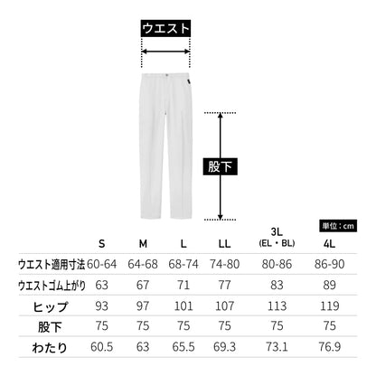 レディスパンツ（PANTONE） | メディカルウェア | 1枚 | 6022SC | ダークネイビー