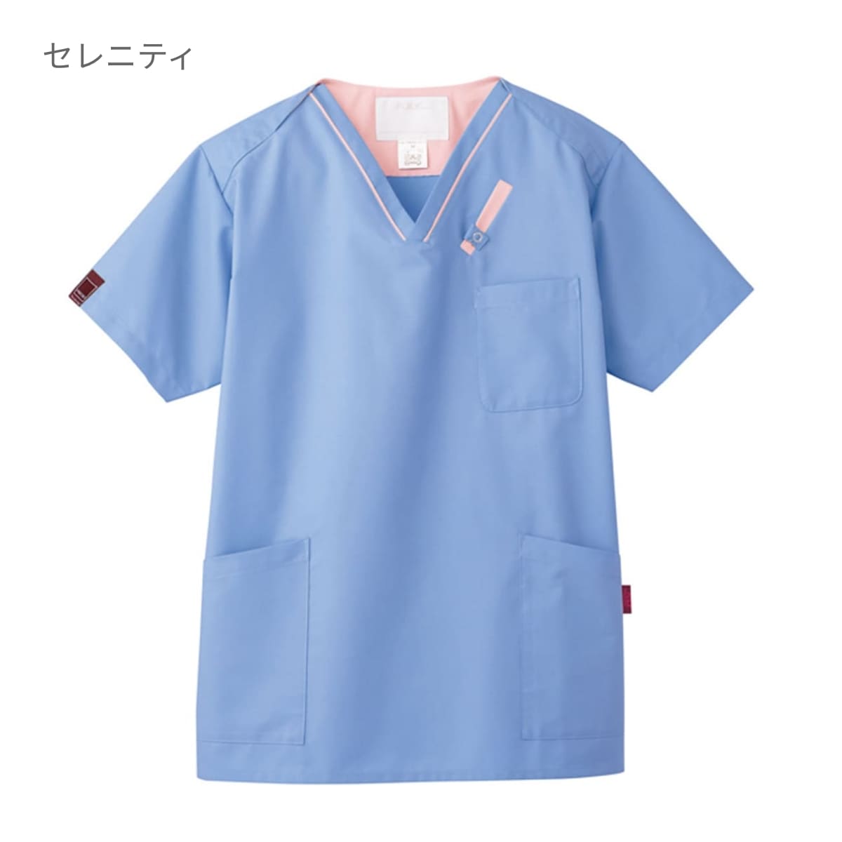 スクラブ（PANTONE） | メディカルウェア | 1枚 | 7042SC | ワイン×ラディアントオーキッド