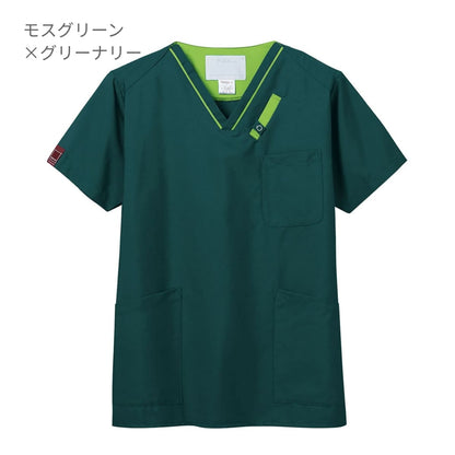 スクラブ（PANTONE） | メディカルウェア | 1枚 | 7042SC | ライム×モスグリーン