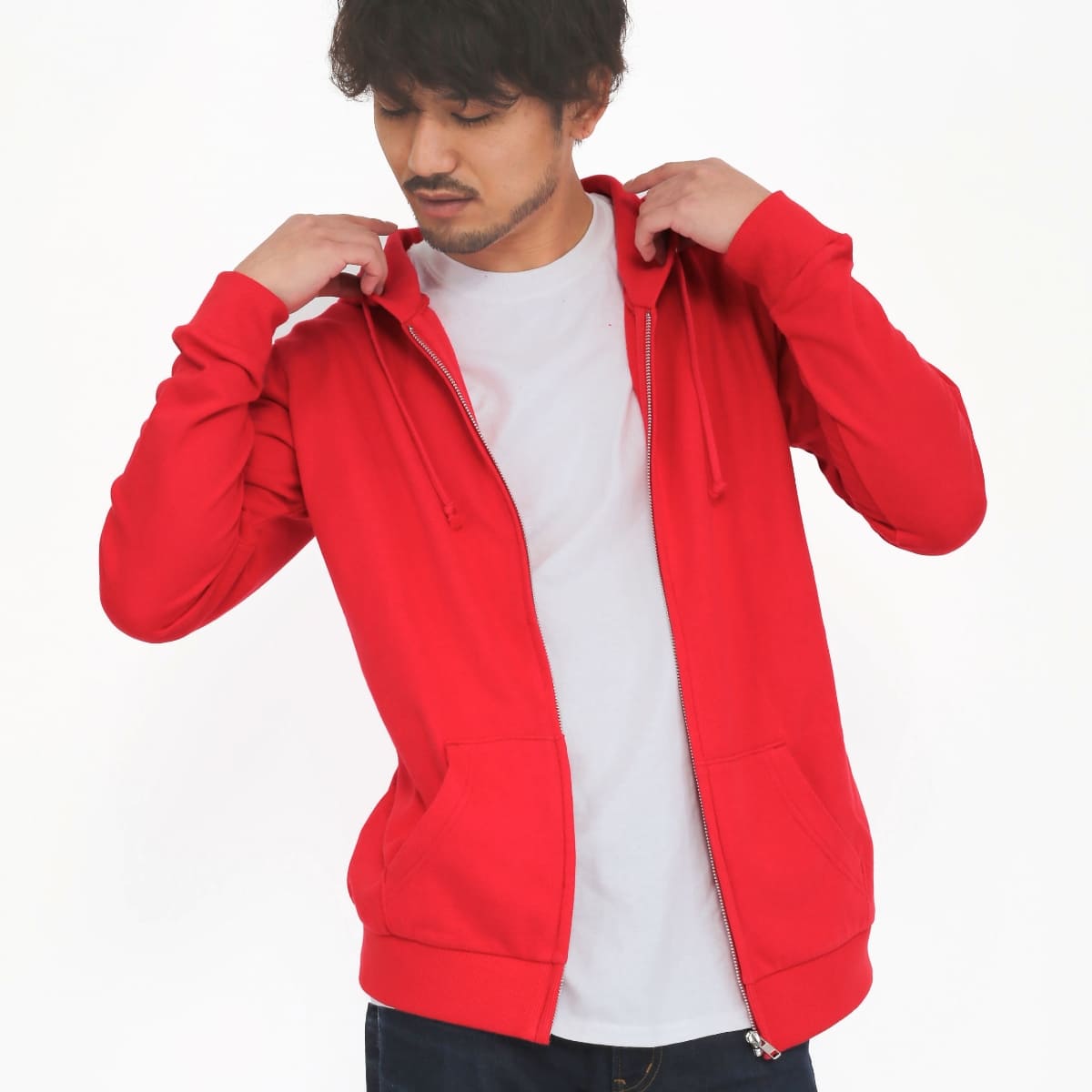 スタンダード ジップパーカ | ビッグサイズ | 1枚 | RSZ-143 | ネイビー