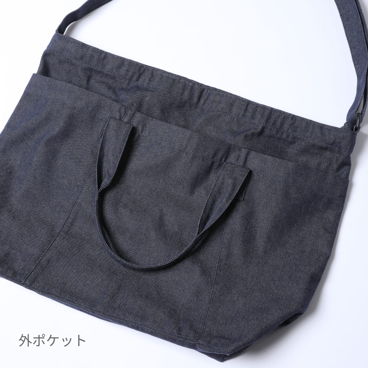 デニムボストンバッグ | ノベルティ(小物) | 1枚 | ST2111 | ウォッシュドネイビー