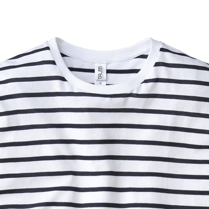 ナローボーダーTシャツ | メンズ | 1枚 | SNB-141 | ホワイト×ネイビー