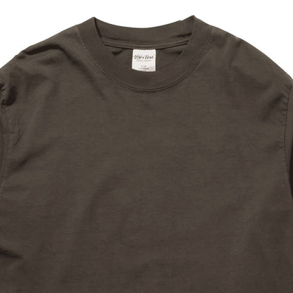7.5oz ガーメントダイ ロングスリーブTシャツ | ビッグサイズ | 1枚 | SHGDLS | モカ