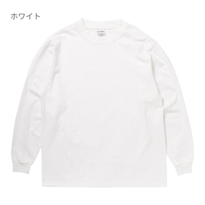 7.5oz ガーメントダイ ロングスリーブTシャツ | ビッグサイズ | 1枚 | SHGDLS | ブラック
