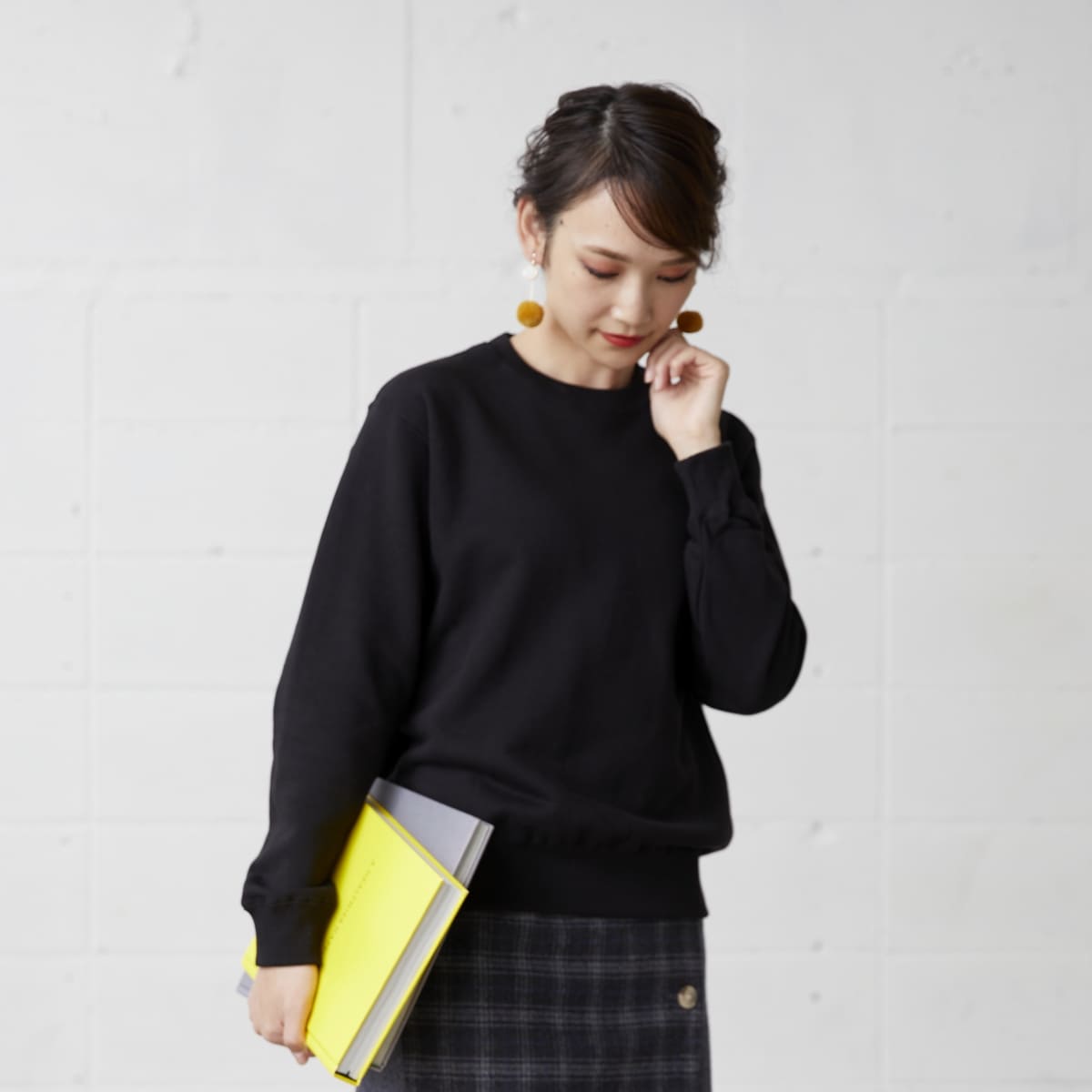 レギュラーウェイト スウェット シャツ | キッズ | 1枚 | SW2210 | ブラック(SBK)