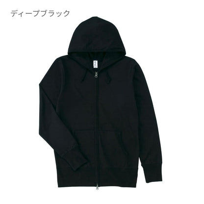 ジャージージップ パーカ | メンズ | 1枚 | SZP-111 | ディープブラック