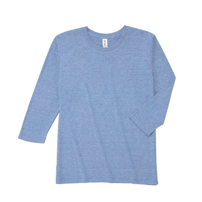 トライブレンド3/4スリーブTシャツ | メンズ | 1枚 | TBL-118 | へザーブラック