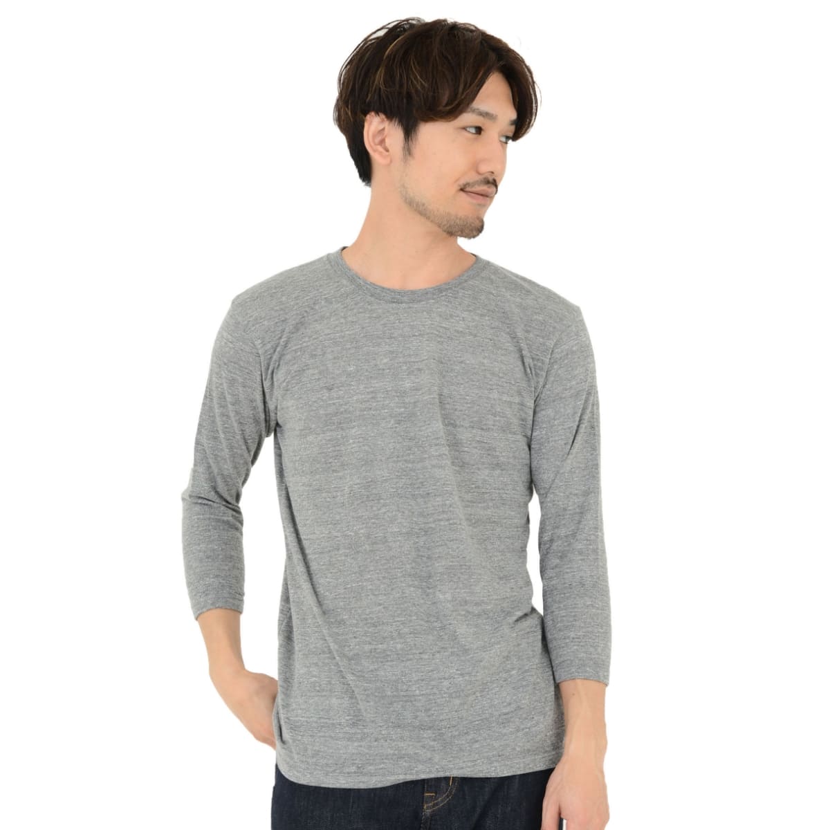 トライブレンド3/4スリーブTシャツ | メンズ | 1枚 | TBL-118 | オフホワイト