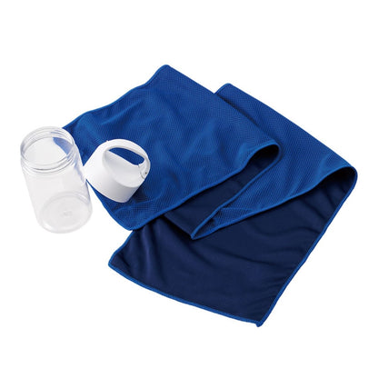 涼感マフラータオル抗菌タイプ（ボトルケース付） | ノベルティ(小物) | 1枚 | TC-0002 | ホワイト