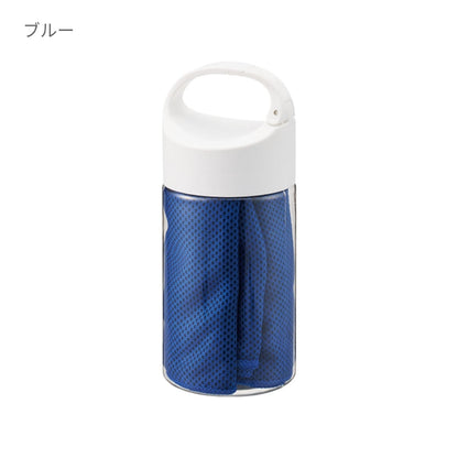 涼感マフラータオル抗菌タイプ（ボトルケース付） | ノベルティ(小物) | 1枚 | TC-0002 | ホワイト