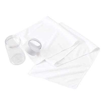 涼感マフラータオル抗菌タイプ（ボトルケース付） | ノベルティ(小物) | 1枚 | TC-0002 | ホワイト