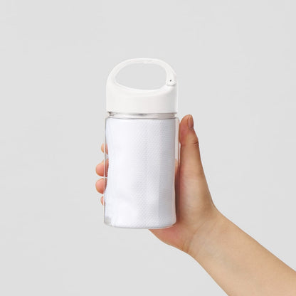 涼感フェイスタオル 抗菌タイプ（ボトルケース付） | ノベルティ(小物) | 1枚 | TC-0004 | ホワイト