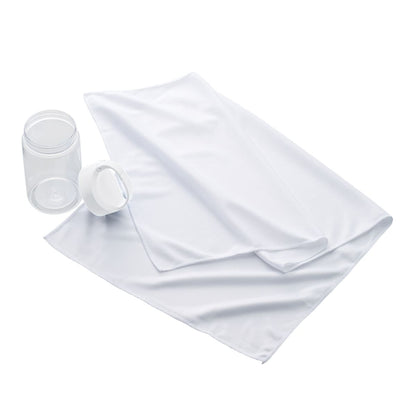 涼感フェイスタオル 抗菌タイプ（ボトルケース付） | ノベルティ(小物) | 1枚 | TC-0004 | ホワイト