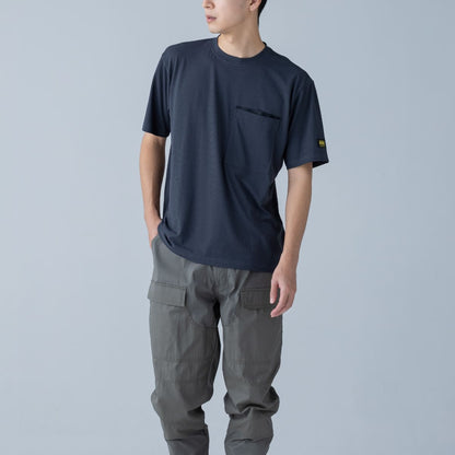 DRYドッツショートスリーブTシャツ | ユニフォーム | 1枚 | 5035 | ブラック