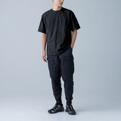 スラントジップショートスリーブTシャツ | ユニフォーム | 1枚 | 5545 | ブラック