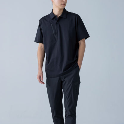 TS DEOドッツショートスリーブポロシャツ | ユニフォーム | 1枚 | 8565 | ブラック