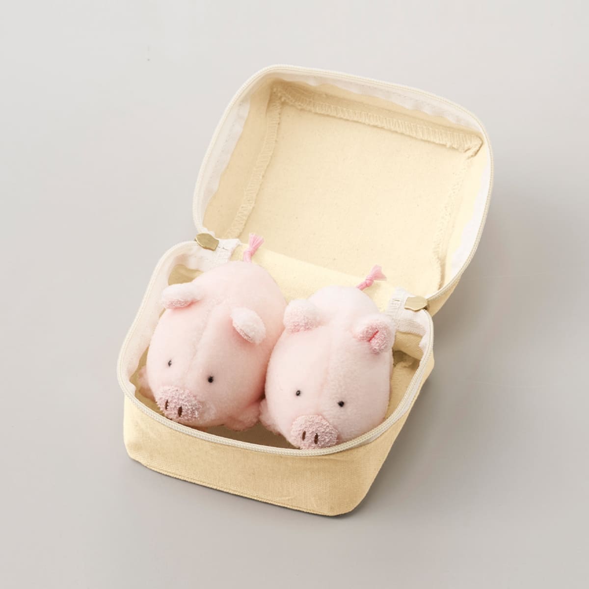 キャンバススクエアファスナーポーチ(S) | ノベルティ(小物) | 1枚 | TP-0009 | ナイトブラック