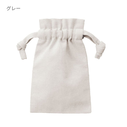 厚手コットンフリル巾着(SS) | ノベルティ(小物) | 1枚 | TP-0012 | オリーブ