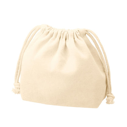 厚手コットンポーチ巾着(S) | ノベルティ(小物) | 1枚 | TP-0016 | サックスブルー