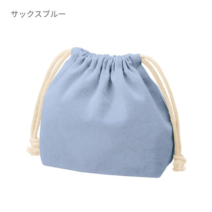 厚手コットンポーチ巾着(S) | ノベルティ(小物) | 1枚 | TP-0016 | ブラック