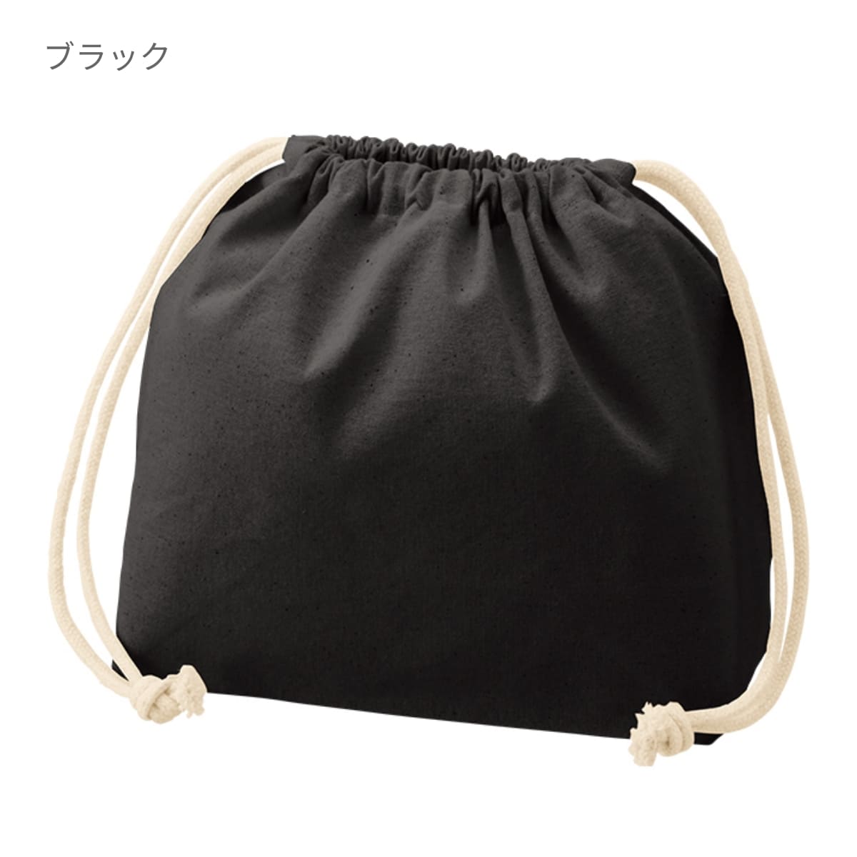 厚手コットンポーチ巾着(M) | ノベルティ(小物) | 1枚 | TP-0017 | オリーブ