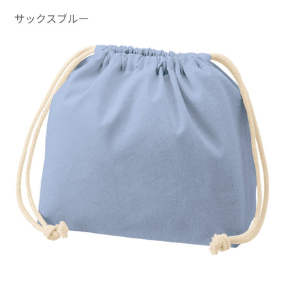 厚手コットンポーチ巾着(M) | ノベルティ(小物) | 1枚 | TP-0017 | ネイビー