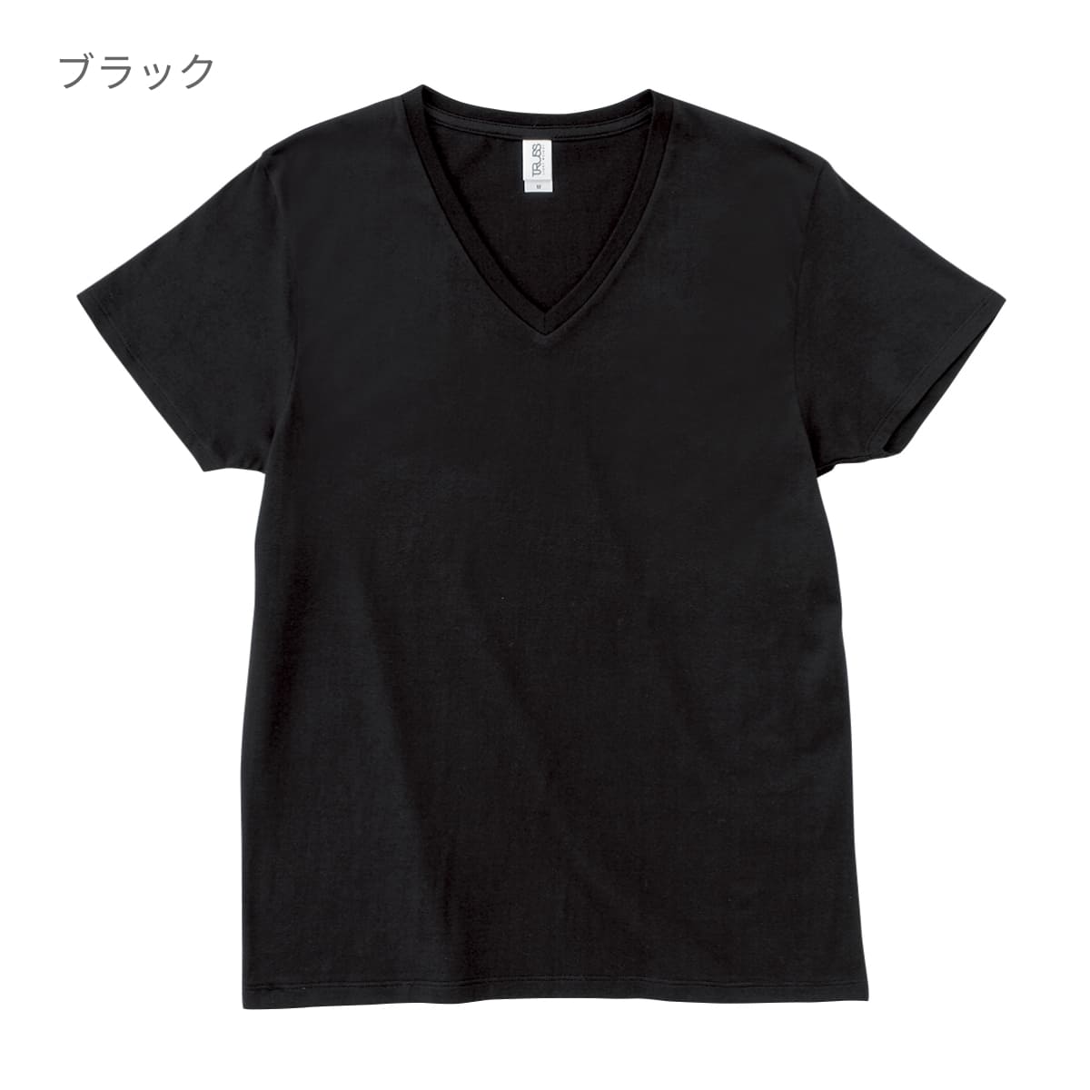スリムフィット VネックTシャツ | メンズ | 1枚 | SFV-113 | ブラック